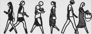 Julian Opie - Walking In Melbourne 9
