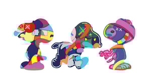 KAWS - Snoopy Set of 3