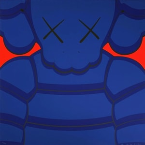 KAWS - What Party (blue)