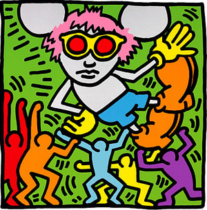 Keith Haring - Andy Mouse 2