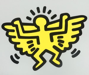 Keith Haring - Angel, from Icons (Littmann PP. 171)