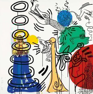 Keith Haring - Apocalypse 5 (Littmann PP. 105)