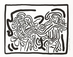 Keith Haring - Bad Boys 1 (Littmann PP. 57)