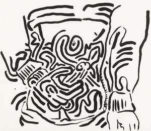 Keith Haring - Bad Boys 2 (Littmann PP. 58)
