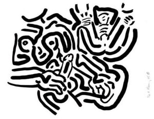 Keith Haring - Bad Boys 3 (Littmann PP. 58)
