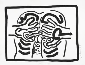 Keith Haring - Bad Boys 4 (Littmann PP. 58)