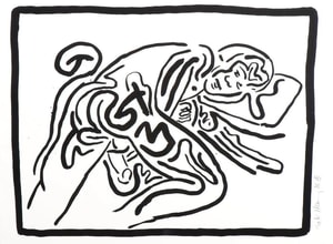 Keith Haring - Bad Boys 5 (Littmann PP. 59)