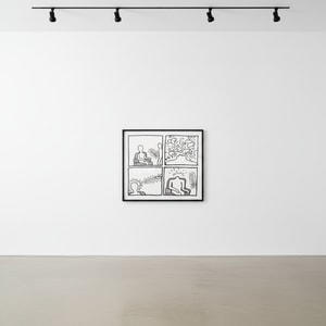 Keith Haring - Blueprint Drawing 14 (Littmann PP. 182)