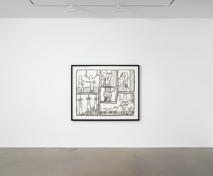 Keith Haring - Blueprint Drawing 5 (Littmann PP. 177)