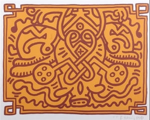 Keith Haring - Chocolate Buddha 4 (Littmann PP. 125)