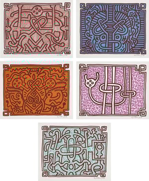 Keith Haring - Chocolate Buddha (Littmann PP. 122-125)