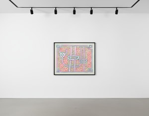 Keith Haring - Chocolate Buddha (pink)