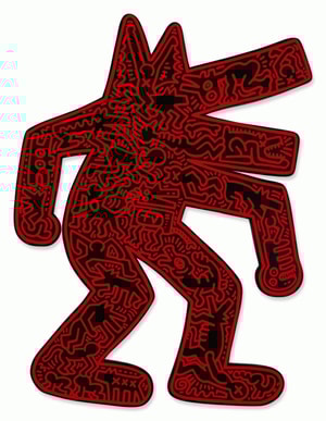 Keith Haring - Dog