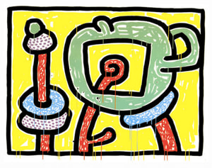 Keith Haring - Flowers 3 (Littmann PP. 166)