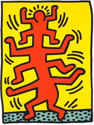 Keith Haring - Growing 1 (Littmann PP. 88 - 89)