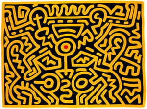 Keith Haring - Growing 4 (Littmann PP. 91)