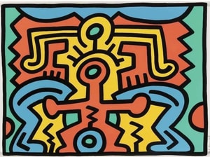 Keith Haring - Growing 5 (Littmann PP. 91)