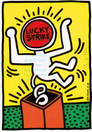 Keith Haring - Lucky Strike 3 (Littmann PP. 78)