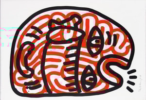 Keith Haring - Ludo 2 (Littmann PP. 46)