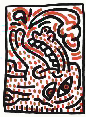 Keith Haring - Ludo 4 (Littmann PP. 47)
