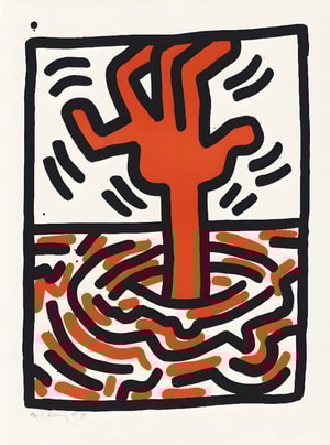 Keith Haring - Ludo 5 (Littmann PP. 47)