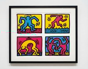 Keith Haring - Pop Shop Quad II (Littmann PP. 94-95)