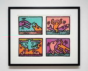 Keith Haring - Pop Shop Quad V (Littmann PP. 143)