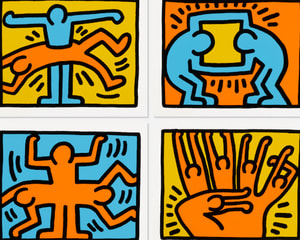 Keith Haring - Pop Shop VI (Littmann PP. 150-151)