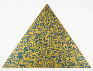 Keith Haring - Pyramid Gold