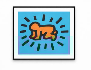 Keith Haring - Radiant Baby, from Icons (Littmann PP. 170 - 171)