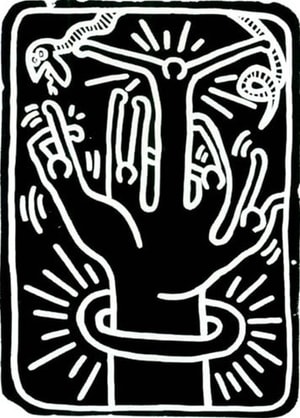 Keith Haring - Stones 1 (Littmann PP. 126)