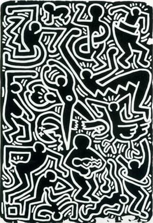 Keith Haring - Stones 5 (Littmann PP. 127)