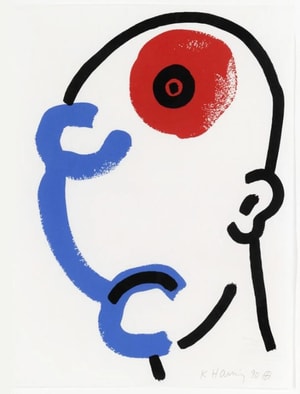 Keith Haring - The Story of Red and Blue 13 (Littmann PP. 129)