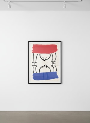 Keith Haring - The Story of Red and Blue 15 (Littmann PP. 129)