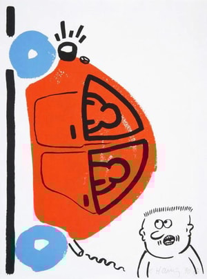 Keith Haring - The Story of Red and Blue 16 (Littmann PP. 129)