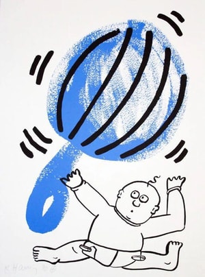 Keith Haring - The Story of Red and Blue 2 (Littmann PP. 129)