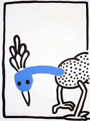 Keith Haring - The Story of Red and Blue 8 (Littmann PP. 129)