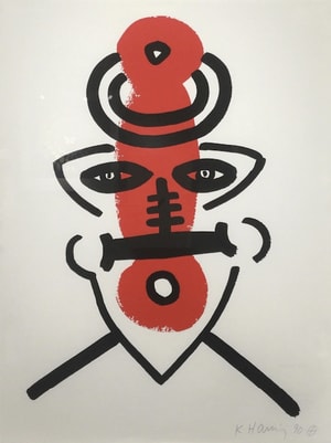 Keith Haring - The Story of Red and Blue 9 (Littmann PP. 131)