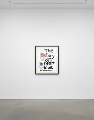 Keith Haring - The Story of Red and Blue Cover (Littmann PP. 128)