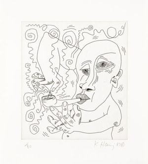 Keith Haring - The Valley 10 (Littmann PP. 140)