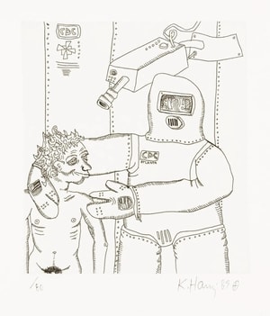 Keith Haring - The Valley 14 (Littmann PP. 141)