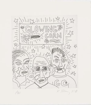 Keith Haring - The Valley 15 (Littmann PP. 141)