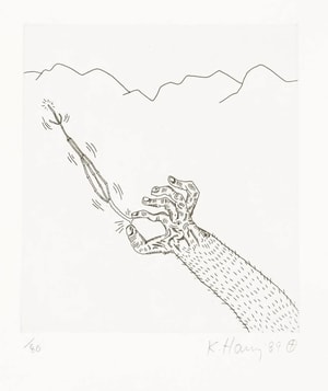 Keith Haring - The Valley 3 (Littmann PP. 137)