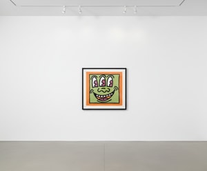 Keith Haring - Three Eyed Monster, from Icons (Littmann PP. 171)