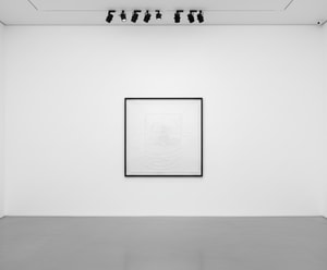 Keith Haring - Three Eyed Monster, from White Icons (Littmann PP. 173)