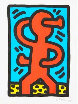 Keith Haring - Untitled 1 (Littmann PP. 74)