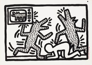 Keith Haring - Untitled III (Littmann PP. 20)