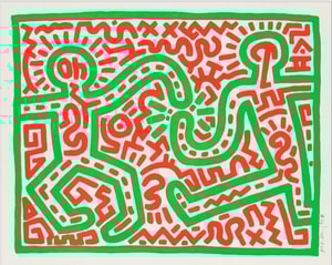 Keith Haring - Untitled (Littmann PP. 29)