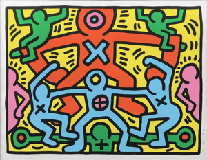 Keith Haring - Untitled (Littmann PP. 50)