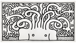 Keith Haring - Untitled (Medusa) (Littmann PP . 54-55)